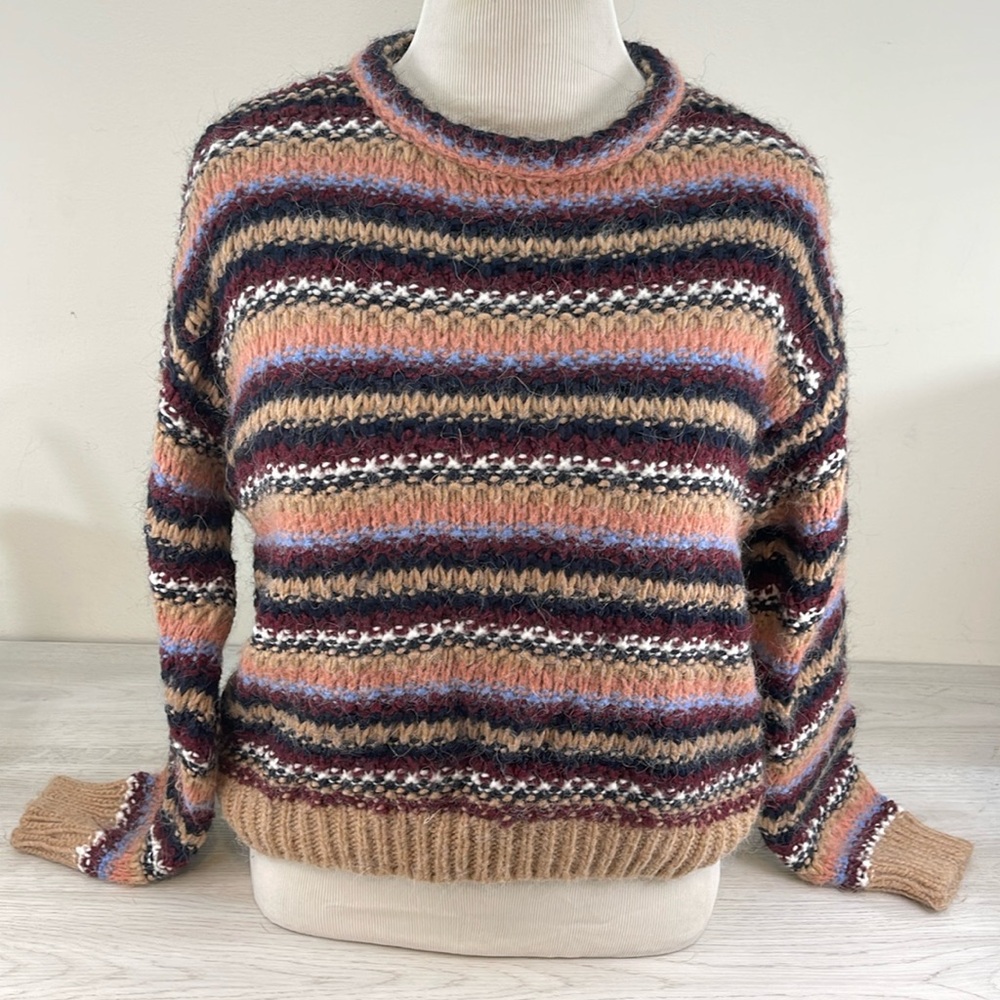 Elsamanda Anthropologie Acrylic/Alpaca/Wool Blend Sweater
